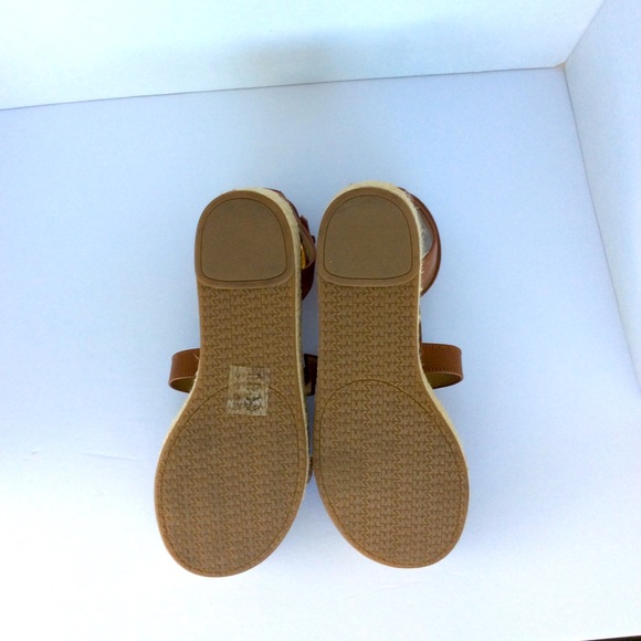 Michael kors cognac ankle strap platform 👡 - Picture 2 of 14